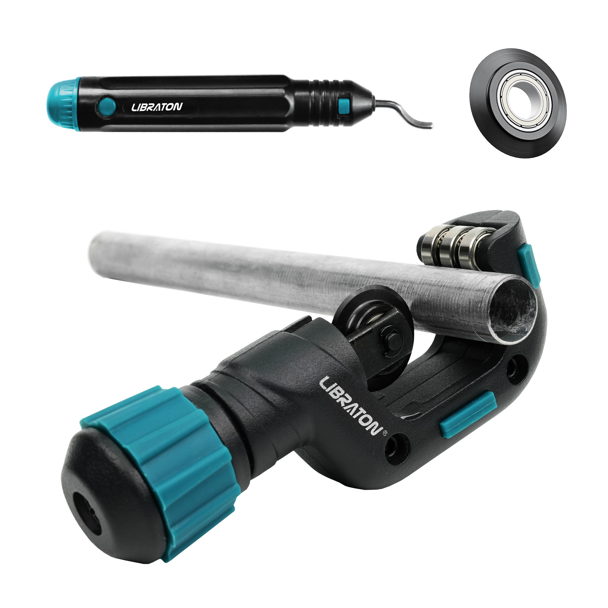 Pipe Cutter Ratchet - LIBRATON Boru Kesici, Bıçaklı ve Boru