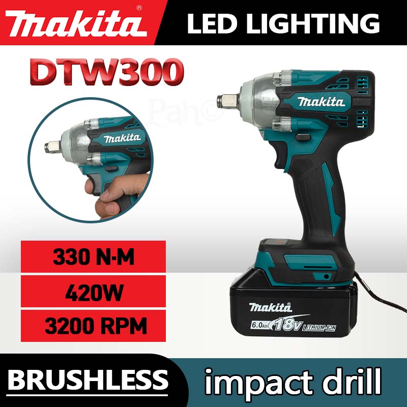 Makita Drill Dtw300 - MAKITA DTW300Z Fırçasız lityum pil darbeli